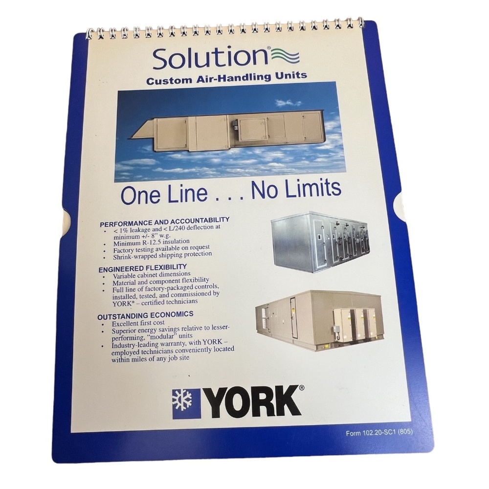 Vintage Solution Custom Air-Handlig Units Application Data & Builder Slide Ruler